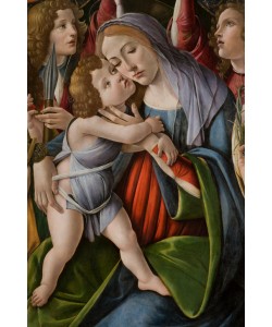 Sandro Botticelli, Maria mit Kind und sechs Engeln