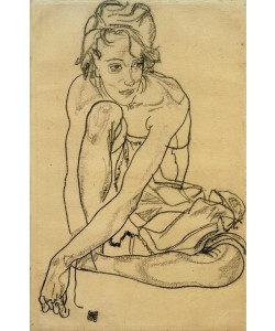 Egon Schiele, Kauernde