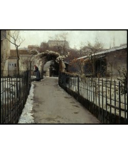 Santiago Rusinol, Garten im Winter