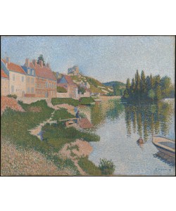 Paul Signac, Les Andelys. The Riverbank, 1886