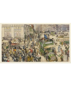 William Glackens, Weihnachtseinkäufer, Madison Square