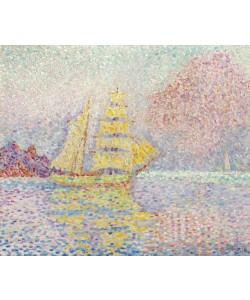 Paul Signac, Italian brig at Agay, 1901