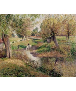 Camille Pissaro, The Watering Place, Éragny, 1895