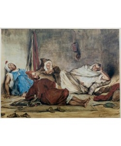 Eugene Delacroix, Intérieur d’un corps de garde