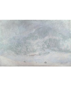 Claude Monet, Mont Kolsaas, tempête de neige