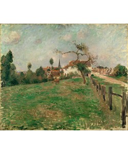Camille Pissaro, The Village of Eragny, 1885