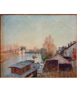 Alfred Sisley, Ufer des Loing bei Moret