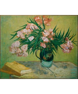 Vincent van Gogh, Stillleben: Vase mit Oleander und Bücher