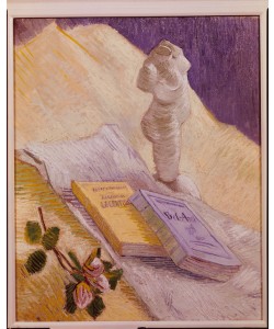 Vincent van Gogh, Stillleben mit Gipsstatuette und Büchern