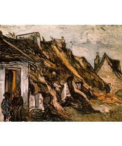 Vincent van Gogh, Strohgedeckte Hütten in Chaponval