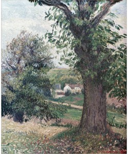 Camille Pissarro, Kastanienbäume in Osny