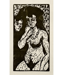 Ernst Ludwig Kirchner, Mädchenakt mit Selbstbildnis
