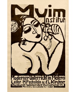 Ernst Ludwig Kirchner, Plakat ‘Muim Institut'
