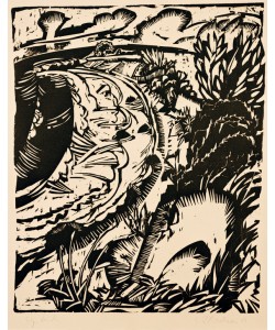 Ernst Ludwig Kirchner, Steilküste mit runder Bucht