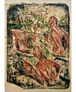 Ernst Ludwig Kirchner, Spritzende Badende