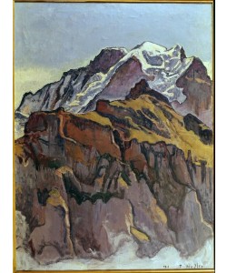 Ferdinand Hodler, Die Jungfrau von Mürren aus