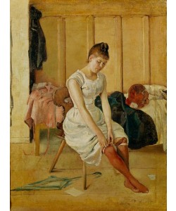 Ferdinand Hodler, Sich ankleidende Frau