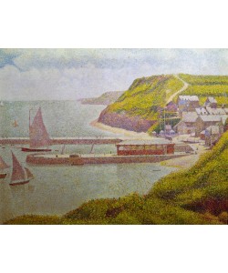 Georges Seurat, Porten-Bessin, avant-port, marée haute (Calvados)