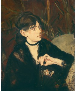 Edouard Manet, Berthe Morisot tenant un éventail