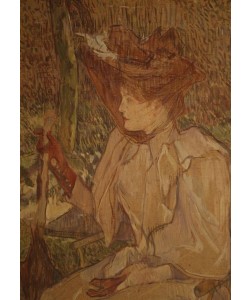 Henri de Toulouse-Lautrec, La femme au gants