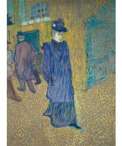 Henri de Toulouse-Lautrec, Jane Avril sortant du Moulin-Rouge