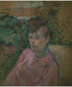 Henri de Toulouse-Lautrec, Femme en buste dans le jardin de M.Forest