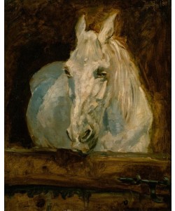 Henri de Toulouse-Lautrec, Le cheval blanc ‘Gazelle'