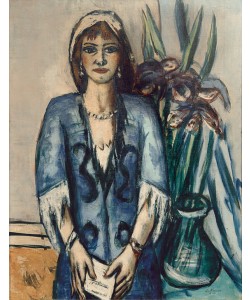 Max Beckmann, Quappi in Blau und Grau
