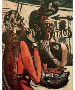Max Beckmann, Prunier (Im Restaurant Prunier, Paris)