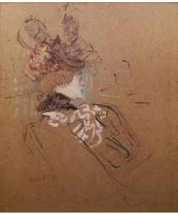 Henri de Toulouse-Lautrec, Femme de profil (Madame Lucy)