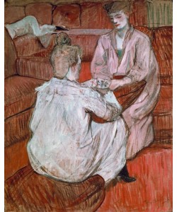 Henri de Toulouse-Lautrec, Deux filles jouant aux cartes