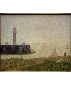 Georges Seurat, Spitze der Hafenmole von Honfleur