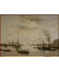 Eugene Boudin, Le Havre, Hafenansicht