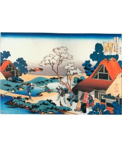 Katsushika Hokusai, Workday in a small town