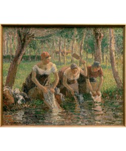 Camille Pissarro, Les lavandieres – the washerwomen