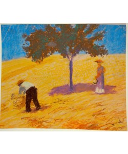 August Macke, Baum im Kornfeld