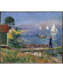 William Glackens, Badende in Bellport