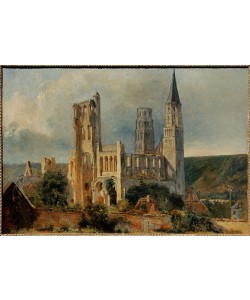 Adrien Dauzats, Ruinen d.Abteikirche von Jumièges