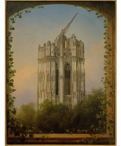 Johann Adolf Lasinsky, Unvollendeter Südturm