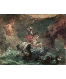 Eugene Delacroix, Saint Georges combattant le dragon, dit aussi Persée delivr