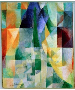 Robert Delaunay, Les fenêtres simultanées (2e motif, 1re partie)