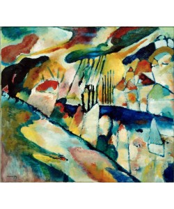 Wassily Kandinsky, Landschaft mit Regen