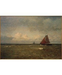 Willem Bastiaan Tholen, Plattenbodenboot auf der Zuiderzee