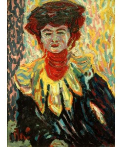 Ernst Ludwig Kirchner, Doris mit Halskrause