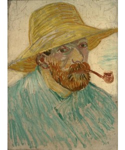 Vincent van Gogh, Selbstbildnis mit Strohhut