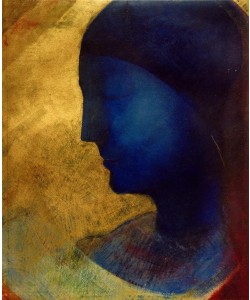 Odilon Redon, La Cellule d’or, dit aussi: Le Profil Bleu