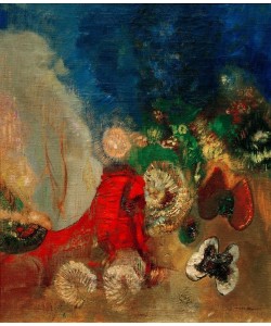 Odilon Redon, Le Sphinx Rouge