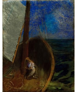 Odilon Redon, Sainte femme dans une barque