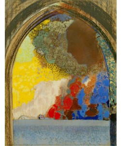 Odilon Redon, Le Vitrail / Béatrice