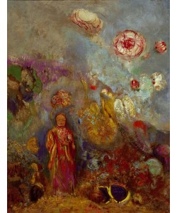 Odilon Redon, Bouddha et fleurs